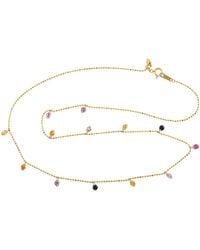 Artisan - Sapphire Station Necklace - Lyst