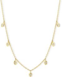 Jewelbird - Diamond Eye Chain Necklace - Lyst