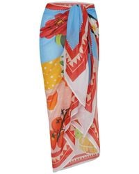 DHARA SHETH DUBAI - Mediterranean Picnic Resort Sarong - Lyst
