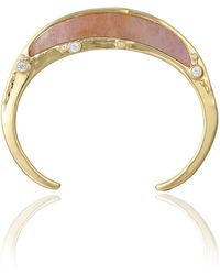 Rare Matters Jewelry - Gemstone Inlay Bangle Cuff - Lyst
