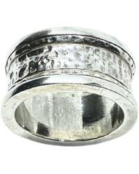 Tg-Jewellery by Tamara Gervasio - Street Ring Sterling Band With Oxidised Finish - Lyst
