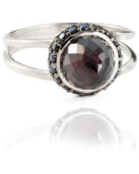 The Jewellery Store London - Istanbul Vibe Garnet And Spinel Ring - Lyst