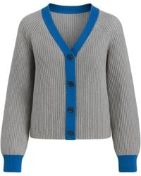 BEIRA - Michelle Merino And Cashmere Chunky Knit Cardigan - Lyst