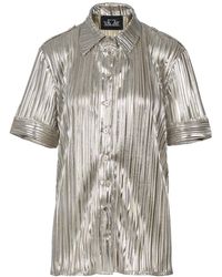 Vazaf - Pleated Shirt - Lyst
