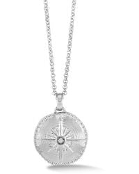 Dower & Hall - True North Diamond Locket Sterling - Lyst