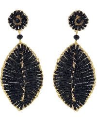Lavish by Tricia Milaneze - Leaf Handmade Earrings - Lyst