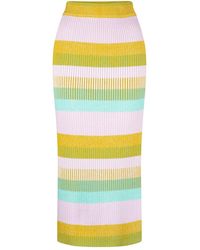 Dref - Rosette Knit Skirt - Lyst
