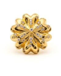 Jaredjamin - Chrysanthemum Plated Ring - Lyst