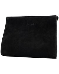 Hamel Atelier - Mitte Suede Clutch Bag - Lyst