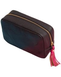 VIDA VIDA - Leather Make-Up Bag With Tassel - Lyst