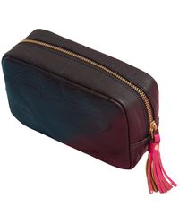 VIDA VIDA - Leather Make-Up Bag With Tassel - Lyst