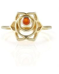 Charlotte's Web Jewellery - Sacral Chakra Vermeil Ring - Lyst