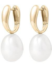Chiara Tedeschi Jewellery - Napoli Thick Hoops Earrings - Lyst