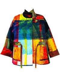 Maxjenny - Square Boxy Jacket Print Multi - Lyst