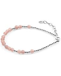 Anchor and Crew - Agate Sienna & Stone Bracelet - Lyst