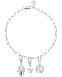 Lily Charmed - Sterling Luck & Magic Oval Link Charm Bracelet - Lyst