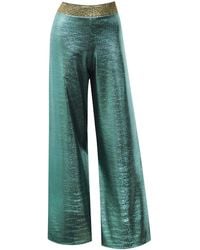 Me & Thee - Love Is Blind Metallic Trousers - Lyst