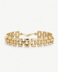 Elk & Bloom - New Chain Chapter 14K Chunky Triple Chain Link Bracelet - Lyst