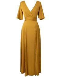 Sanctumum - Oleon Kimono Style Silk Dress - Lyst