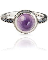 The Jewellery Store London - Istanbul Secret Amethyst And Spinel Ring - Lyst