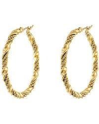 Olivia Le - Alene Textured Hoop Earrings - Lyst