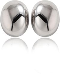 VIEA - Leigh Wide Dome Earrings - Lyst