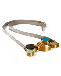 Svetlana Vukov - Neutrals&Sand Five Orbits Necklace - Lyst
