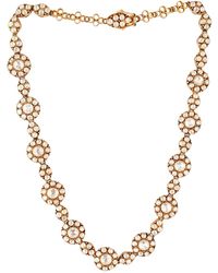 Artisan - Natural Uncut Diamond Necklace 18k Yellow Gold Handmade Jewelry - Lyst