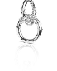 Kasun - Small Double Hoop Earrings – - Lyst