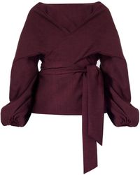 Meem Label - Riley Plum Top - Lyst