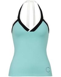 Conquista - Colorblock Halter Neck Top - Lyst