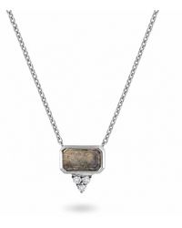 Zohreh - Labradorite & Sapphire Necklace Sterling - Lyst