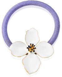 Milou Jewelry - Clover Flower-Embellished Ponytail Holder - Lyst