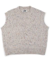 Gigi Knitwear - Neutrals Bubble Vest - Lyst
