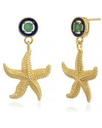 Milou Jewelry - Starfish Drop Earrings - Lyst