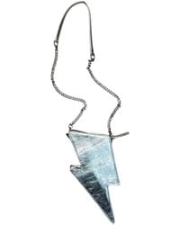 Any Old Iron - Metallic Leather Lightning Bag - Lyst