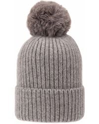 At Last - Chunky Six Ply Cashmere Hat - Lyst
