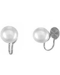 Ninemoo - Lunar Pearls Clips Earrings - Lyst