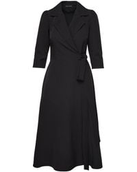 concept A trois - Midi Wrap Shirt Dress With Pockets - Lyst