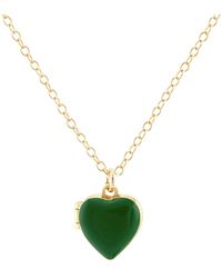 Kris Nations - Enamel Heart Locket - Lyst