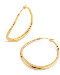Dinny Hall - Wave Large Hoops - Lyst