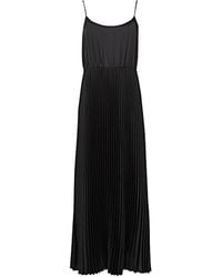 Roch Perel - Satin Pleated Slip Dress - Lyst