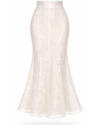 Elsava - Lace Tailored Skirt - Lyst