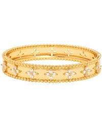 Uchi and Soto - Kinmokusei Flower Beaded Bangle - Lyst