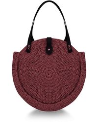 Peraluna - Kai Bag Hand Knitted Shoulder Bag / Pale Brick Color - Lyst