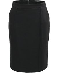 Smart and Joy - Straight Skirt With Topstitched Pleats - Lyst