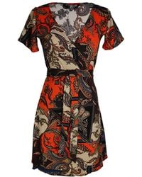 Jennafer Grace - Paisley Mosaic Wrap Dress - Lyst