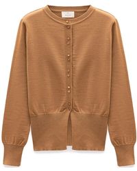 Peraluna - Ripley Steel Knit Cardigan - Lyst