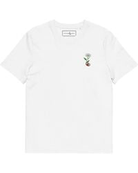 Anchor and Crew - Daisy Garden Dystopia Organic Cotton Embroidered T-Shirt - Lyst