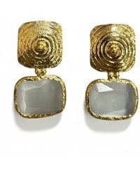 La Pluie Jewellery - Lyra Earrings Ivory - Lyst